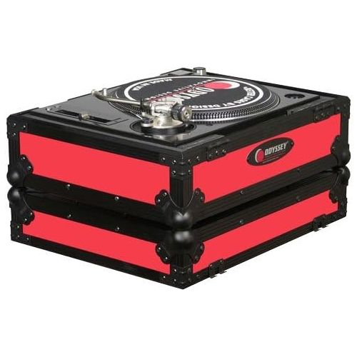  ODYSSEY Odyssey FR1200BK Red Designer Series DJ Turntable Case