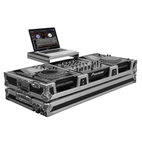  ODYSSEY Odyssey FZGSL12CDJW Universal CdDigital Media Player Dj Coffin With Wheels