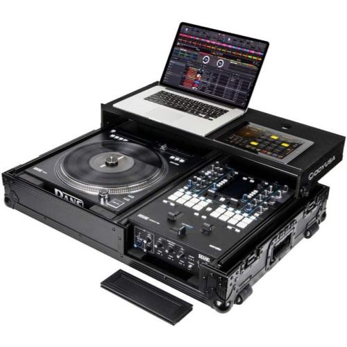  ODYSSEY Odyssey FZGS1RA1272WBL Compact DJ Coffin Compatible with Rane Seventy-Two Mixer and Twelve Controller