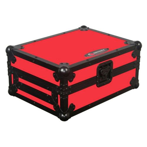  ODYSSEY Odyssey FRCDJBKRED Lrg Format CD Plyr Case (Red Single Table Top CD  DVD Player Case