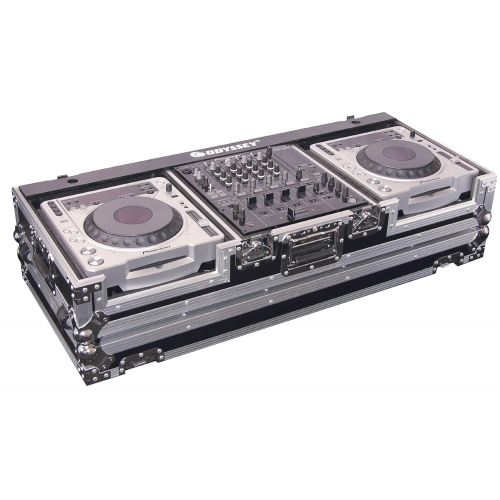  ODYSSEY Odyssey FZ12CDJW Flight Zone Dj Coffin With Wheels For A 12 Mixer And Top Large Format Cd Players