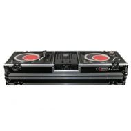 ODYSSEY Odyssey FZDJ10W Flight Zone Ata Dj Coffin With Wheels For A 10 Mixer And Two Turntables In Standard Position