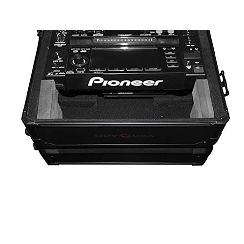  ODYSSEY Odyssey K12MIXCDJBL Black Krom Series Universal 2 DJ MixerLarge Format CD Media Player Carrying Case