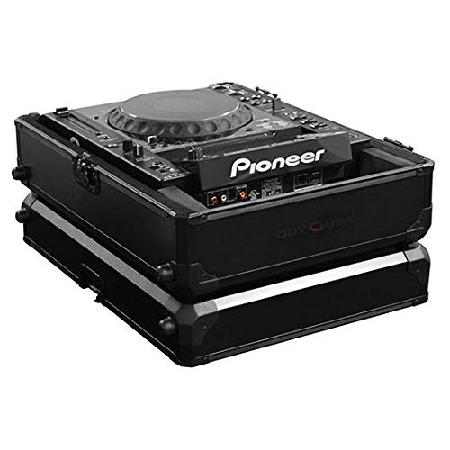  ODYSSEY Odyssey K12MIXCDJBL Black Krom Series Universal 2 DJ MixerLarge Format CD Media Player Carrying Case