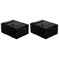 ODYSSEY 2 Odyssey Black Label FZCDJBL Universal ATA DJ Flight Cases for Large CD Players