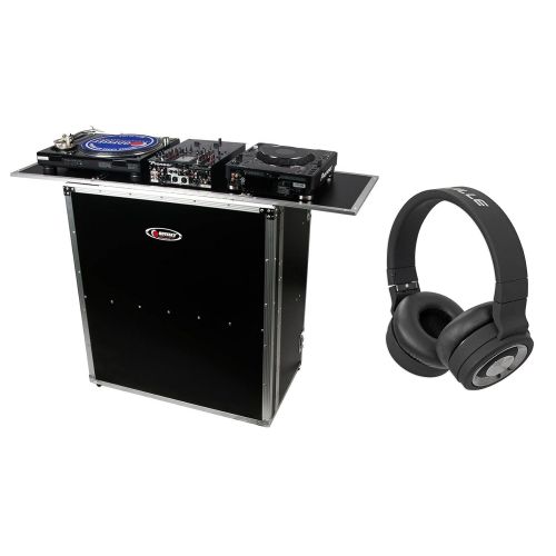  ODYSSEY Odyssey FZF5437T 54 x 37 Portable Foldout Mobile DJ Combo Table+Headphones