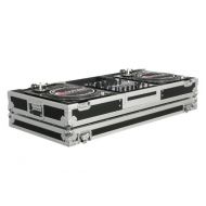 ODYSSEY Odyssey FZBM12W Flight Zone Ata Dj Coffin With Wheels For A 12 Mixer And Two Turntables In Battle Position