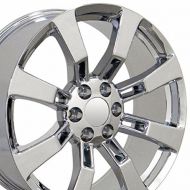 OE Wheels 20 Inch Fits Chevy Silverado Tahoe GMC Sierra Yukon Cadillac Escalade CV82 Chrome 20x8.5 Rim Hollander 5409