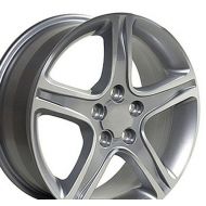 OE Wheels LLC OE Wheels 17 Inch Fit Lexus IS Silver Machd 17x7 Rims Hollander 74157 SET