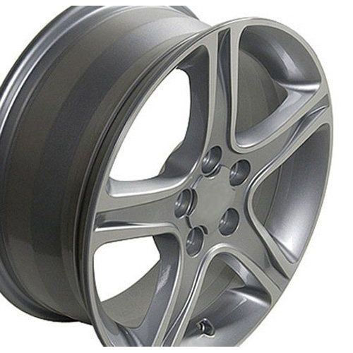  OE Wheels LLC OE Wheels 17 Inch Fit Lexus IS Silver Machd 17x7 Rims Hollander 74157 SET