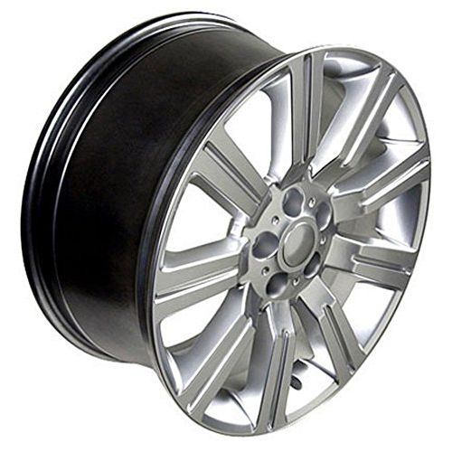  OE Wheels LLC OE Wheels 22 Inch Fits Land Rover Discovery II LR3 LR4 Range Rover Range Rover Sport Stormer Style LR01 Hyper Silver 22x10 Rim Hollander 72200