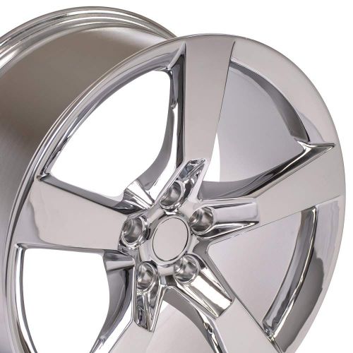  OE Wheels LLC OE Wheels 20 Inch Fits Chevy Camaro 10-2018 SS Style CV11 20x9 Rims Chrome SET