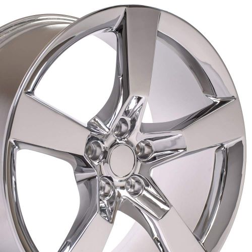 OE Wheels LLC OE Wheels 20 Inch Fits Chevy Camaro 10-2018 SS Style CV11 20x9 Rims Chrome SET