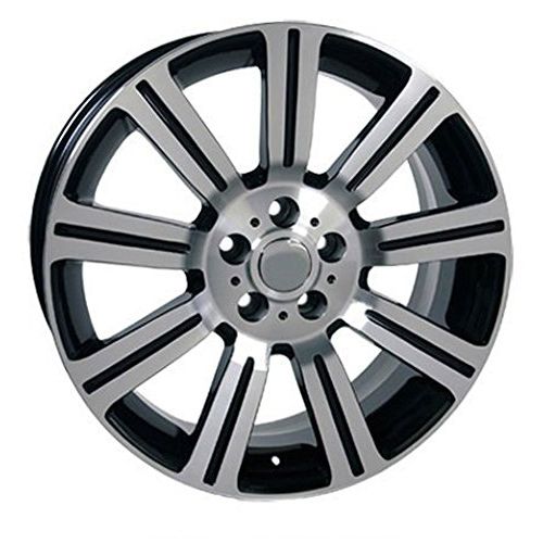  OE Wheels LLC OE Wheels 20 Inch Fits Land Rover Discovery II LR3 LR4 Range Rover Range Rover Sport Stormer Style LR01 Gloss Black Machined 20x9.5 Rim Hollander 72200