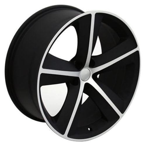  OE Wheels LLC 20 Inch Fits Dodge Challenger Charger SRT8 Magnum Chrysler 300 SRT8 DG05 Satin Black Machd 20x9 Rim Hollander 2357