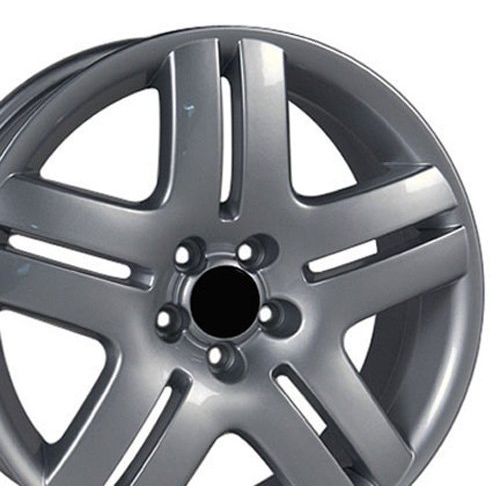  OE Wheels LLC 17x7 Wheel Fits Volkswagen - VW Jetta Style Silver Rim, Hollander 69751