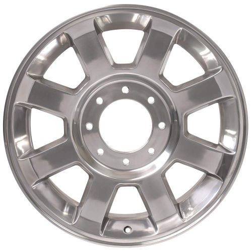  OE Wheels LLC OE Wheels 20 Inch Fits Ford F250 F350 Super Duty Style FR78 Polished 20x8 Rim Hollander 3693