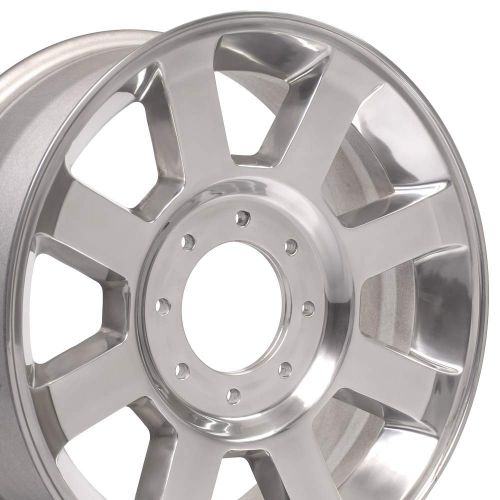  OE Wheels LLC OE Wheels 20 Inch Fits Ford F250 F350 Super Duty Style FR78 Polished 20x8 Rim Hollander 3693