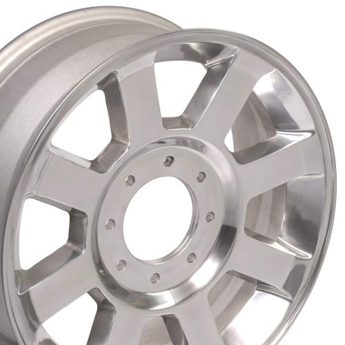  OE Wheels LLC OE Wheels 20 Inch Fits Ford F250 F350 Super Duty Style FR78 Polished 20x8 Rim Hollander 3693