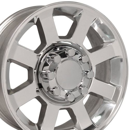  OE Wheels LLC OE Wheels 20 Inch Fits Ford F250 F350 Super Duty Style FR78 Polished 20x8 Rim Hollander 3693