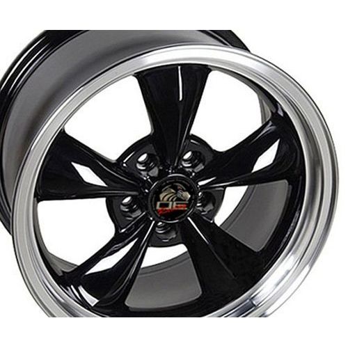  OE Wheels LLC 17x9 Wheel Fits Ford Mustang - Bullitt Style Black Rim