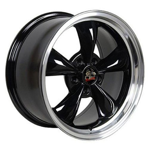  OE Wheels LLC 17x9 Wheel Fits Ford Mustang - Bullitt Style Black Rim