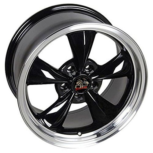  OE Wheels LLC 17x9 Wheel Fits Ford Mustang - Bullitt Style Black Rim