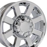 OE Wheels LLC OE Wheels 20 Inch Fits Ford F250 F350 Super Duty Style FR78 Chrome 20x8 Rim Hollander 3693