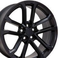 OE Wheels LLC OE Wheels 20 Inch Fits Chevy Camaro ZL1 Style CV19 Satin Black 20x8.5 Rim Hollander 5547