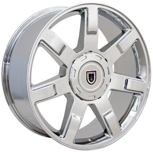  OE Wheels LLC 22 Inch Fits Chevy Silverado Tahoe GMC Sierra Yukon Cadillac Escalade CV80 Chrome 22x9 Rim Hollander 5309