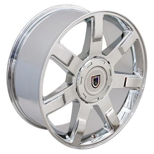 OE Wheels LLC 22 Inch Fits Chevy Silverado Tahoe GMC Sierra Yukon Cadillac Escalade CV80 Chrome 22x9 Rim Hollander 5309