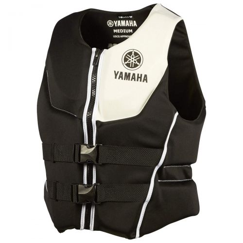  OEM Yamaha Mens Neoprene 2-Buckle PFD Life Jacket Vest (White,X-Large)
