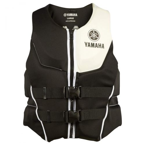  OEM Yamaha Mens Neoprene 2-Buckle PFD Life Jacket Vest (White,X-Large)