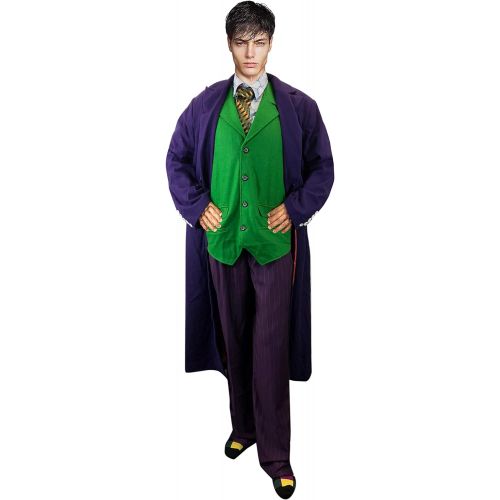  OEM Joker Full Costume Halloween Coat Vest Shirt Socks Tie Pants