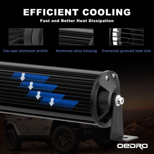  [아마존 핫딜] OEdRo OEDRO LED Light Bar 22 Inch 479W 52690LM Triple Row Work Light Spot Flood Combo Off Road Light LED Driving Fog Lights Boat Lighting for UTV ATV Jeep Truck SUV w/Wiring Harness, 3 Y