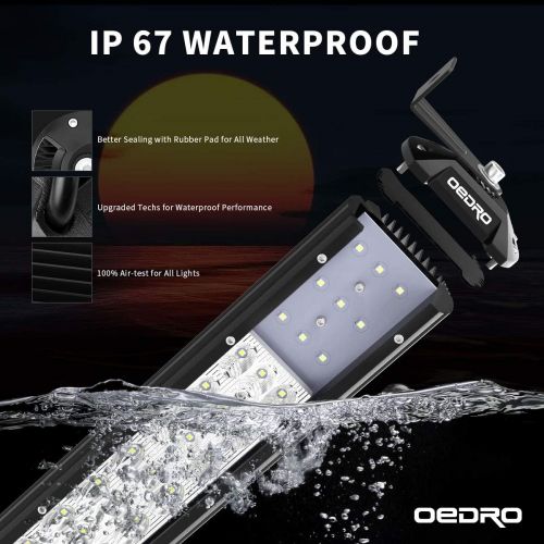  [아마존 핫딜] OEdRo OEDRO LED Light Bar 22 Inch 479W 52690LM Triple Row Work Light Spot Flood Combo Off Road Light LED Driving Fog Lights Boat Lighting for UTV ATV Jeep Truck SUV w/Wiring Harness, 3 Y