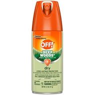 [아마존베스트]OFF! Deep Woods Dry Aerosol, 2.5 Ounce