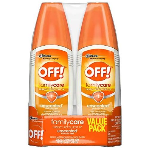  [아마존베스트]OFF! FamilyCare Insect Repellent IV Unscented, 6 oz, 2 ct