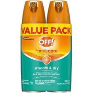 [아마존베스트]OFF! FamilyCare Insect Repellent I Smooth & Dry, 2 ct, 4 oz