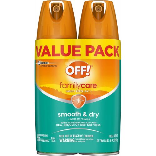  [아마존베스트]OFF! FamilyCare Insect Repellent I Smooth & Dry, 2 ct, 4 oz