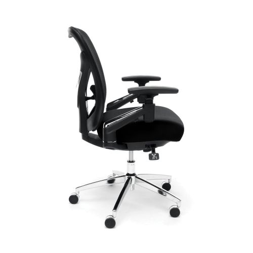  OFM 257-BLK 24-Hour Big & Tall Mesh Chair, black Office Chair, 36 Height, 28 Wide, 27 Length