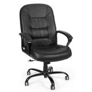 OFM Big and Tall Executive Chair - Leather Computer Chair with Arms (800-L)