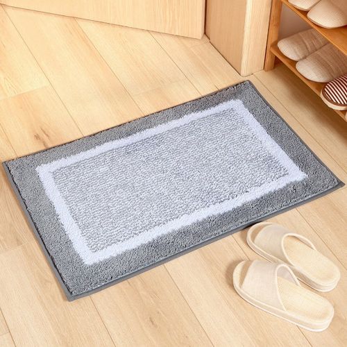  OFamily Kitchen Rugs, O Family Microfiber Non Slip Kitchen Doormats Rubber Backing Bathroom Area Rugs Set,19.7-Inch By 31.5-Inch