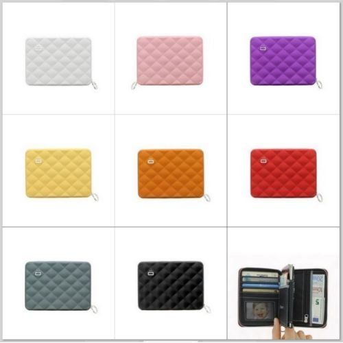  OGON Ogon Design Wallet QUILTED PASSPORT Luxury Holder Case Cover Card Bag Organizer (Red)
