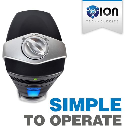  Visit the OION Technologies Store OION Technologies B-1000 Permanent Filter Ionic Air Purifier Pro Ionizer with UV-C Sanitizer, New (Black)