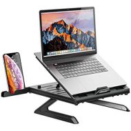[아마존베스트]OImaster Olmaster Laptop Stand, Muti-Angle Adjustable Portable Foldable Laptop Stand with Heat-Vent, Ergonomic Laptop Stand Riser for Desk Compatible with MacBook, Air, Pro, Surface Laptop