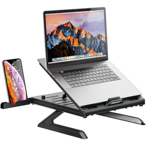  [아마존베스트]OImaster Olmaster Laptop Stand, Muti-Angle Adjustable Portable Foldable Laptop Stand with Heat-Vent, Ergonomic Laptop Stand Riser for Desk Compatible with MacBook, Air, Pro, Surface Laptop