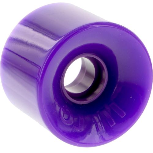  OJ Wheels 60mm Hot Juice Solid Purple Longboard Skateboard Wheels - 78a with Bones Bearings - 8mm Bones Reds Precision Skate Rated Skateboard Bearings (8) Pack - Bundle of 2 Items