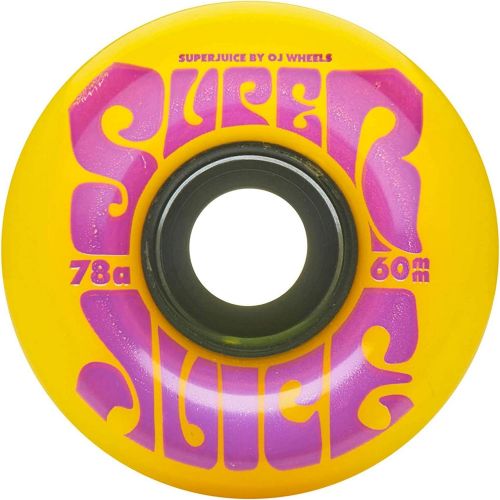  OJ Super Juice 78a Skateboard Wheels - Yellow - 60mm