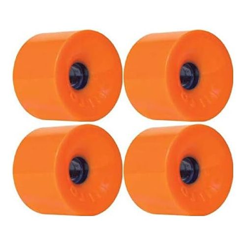  OJ Wheels Thunder Juice Neon Orange Skateboard Wheels - 75mm 78a (Set of 4)